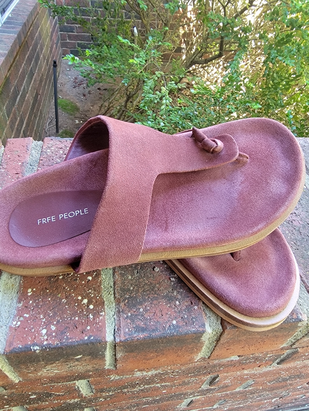 Free People Mika Suede Sandal Size 8